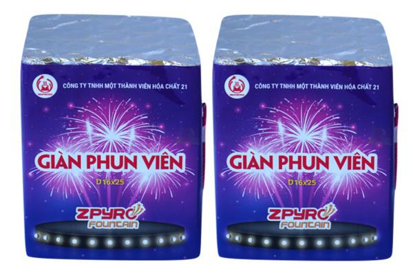 Sản phẩm pháo hoa giàn phun hoa và giàn phun viên