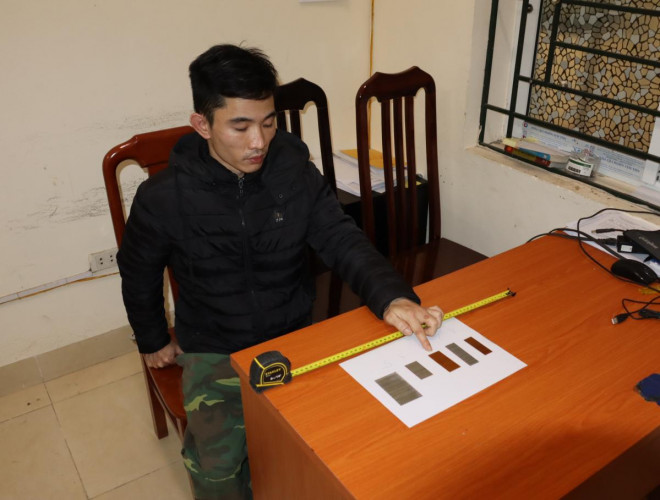 Nguyễn Trung Huyên tại cơ quan điều tra