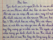 Bạn trẻ - Cuộc sống - Học sinh lớp 2 &quot;bóc phốt&quot; cả gia đình khiến dân mạng bật cười vì quá đỗi đáng yêu