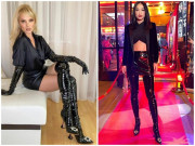 Đời sống Showbiz - Quỳnh Thy đụng hàng đôi boots 45 triệu đang &quot;làm mưa làm gió&quot; làng thời trang