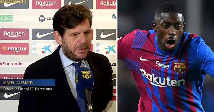 Mateu Alemany và ban lãnh đạo Barca muốn tống cổ Ousmane Dembele trong ít ngày tới