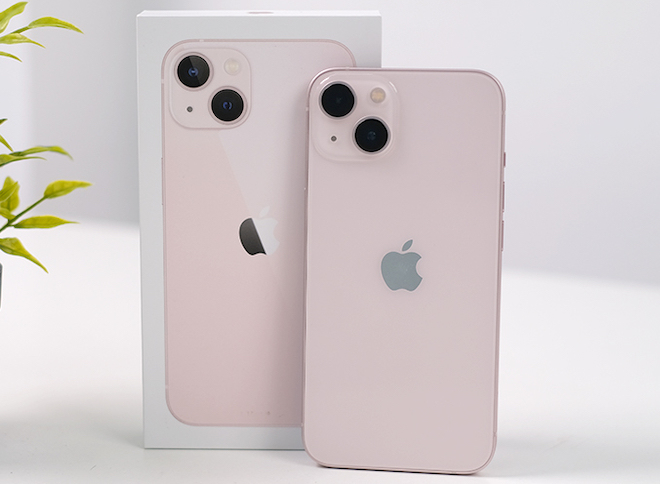 iPhone 13 màu hồng hút khách dịp Tết Nguyên đán 2022.