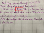 Bạn trẻ - Cuộc sống - Em gái viết văn tả chị nhưng lại mắc lỗi &quot;dở khóc dở cười&quot;, khiến &quot;nhân vật&quot; chỉ muốn &quot;độn thổ&quot;