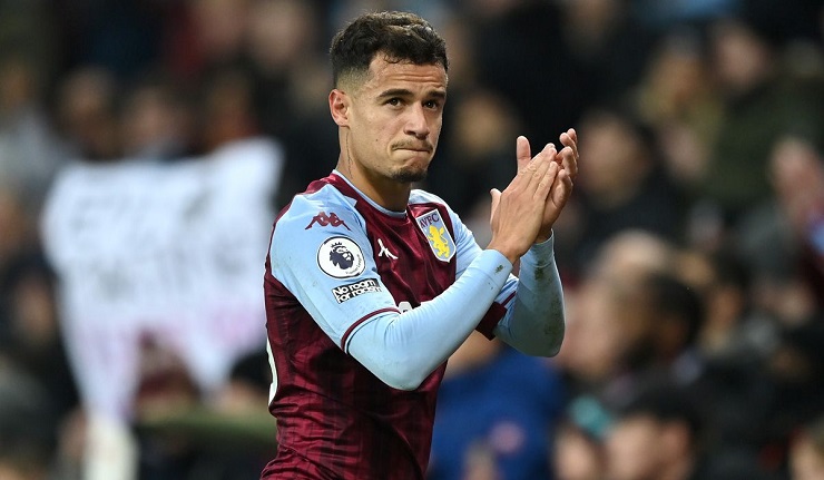 Coutinho ghi bàn ngay trong trận đấu ra mắt Aston Villa