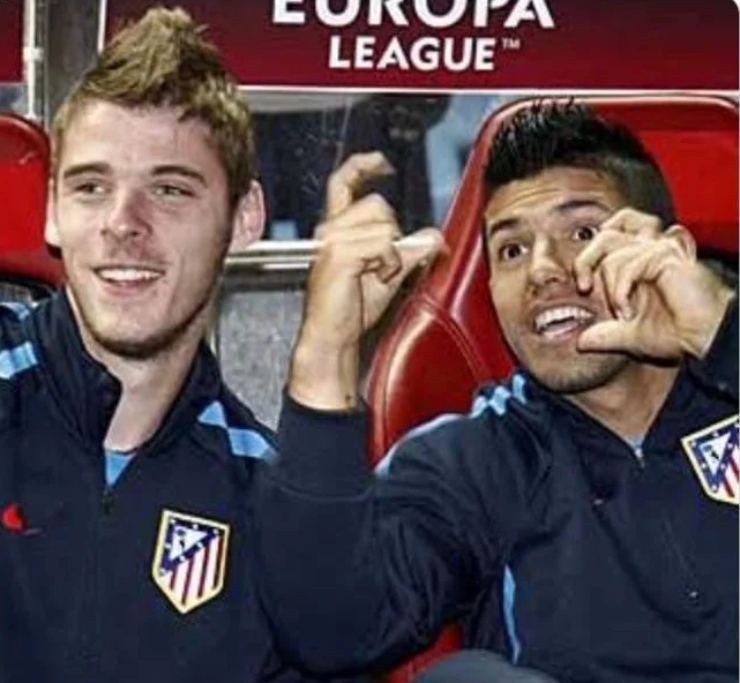 Sergio Aguero &amp;&nbsp;David De Gea (Atletico Madrid, 2009-2011)