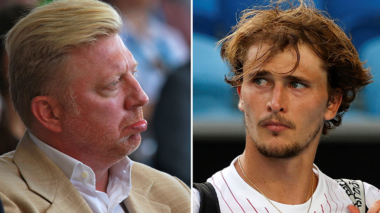 Boris Becker chê bai đàn em đồng hương Alexander Zverev kém cỏi