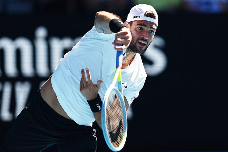 Matteo Berrettini đã vào tứ kết cả 4 giải Grand Slam