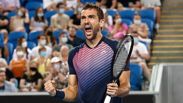 Marin Cilic gây bất ngờ khi thắng đẹp Andrey Rublev