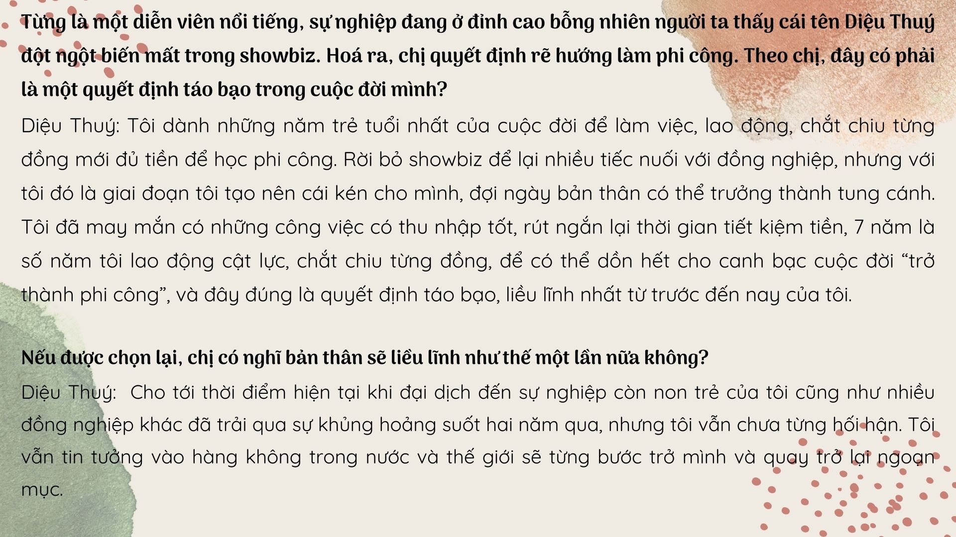 Nữ phi công xinh đẹp nhất Việt Nam: &#34;Hoàn cảnh nào tôi cũng yêu bản thân&#34; - 3