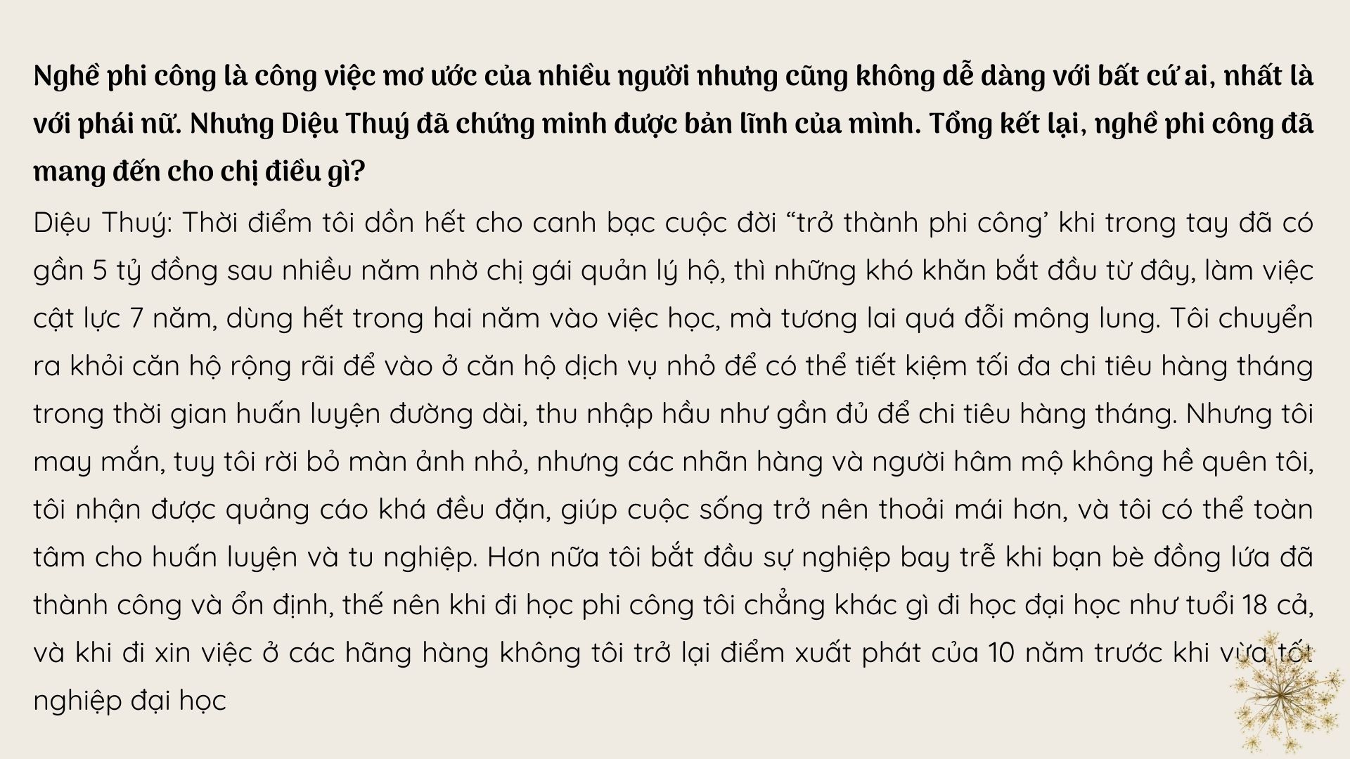 Nữ phi công xinh đẹp nhất Việt Nam: &#34;Hoàn cảnh nào tôi cũng yêu bản thân&#34; - 5