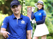 Đời sống Showbiz - Người đẹp áo dài Lê Thanh Tú giật giải golf, Công Vinh tiếc nuối vì hụt Cup Vô địch