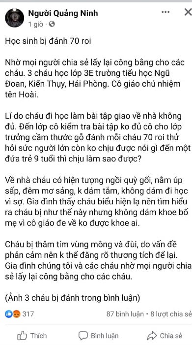 Thông tin chia sẻ trên mạng xã hội