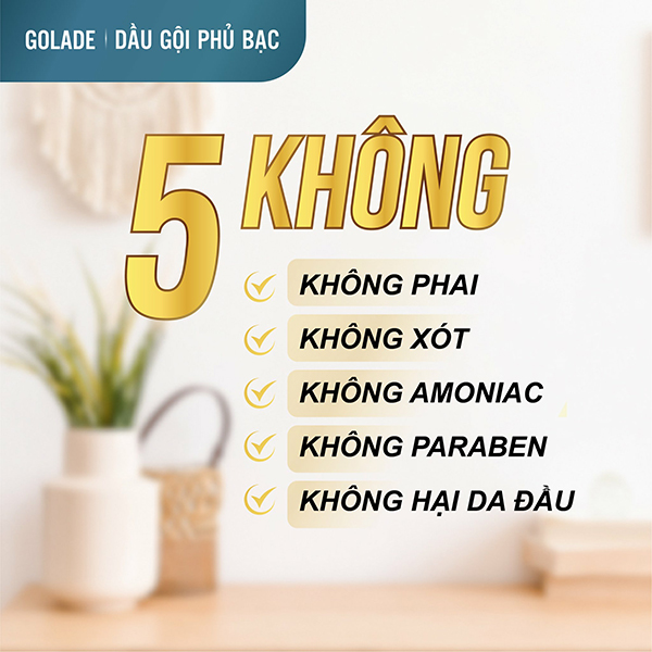 Dầu gội phủ bạc Golade - Giải pháp đột phá phủ đen tóc bạc tức thì - 5
