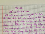 Bạn trẻ - Cuộc sống - Bài văn tả bà nội &quot;đẹp tựa thiếu nữ&quot; của học sinh lớp 2 khiến dân tình &quot;dậy sóng&quot;