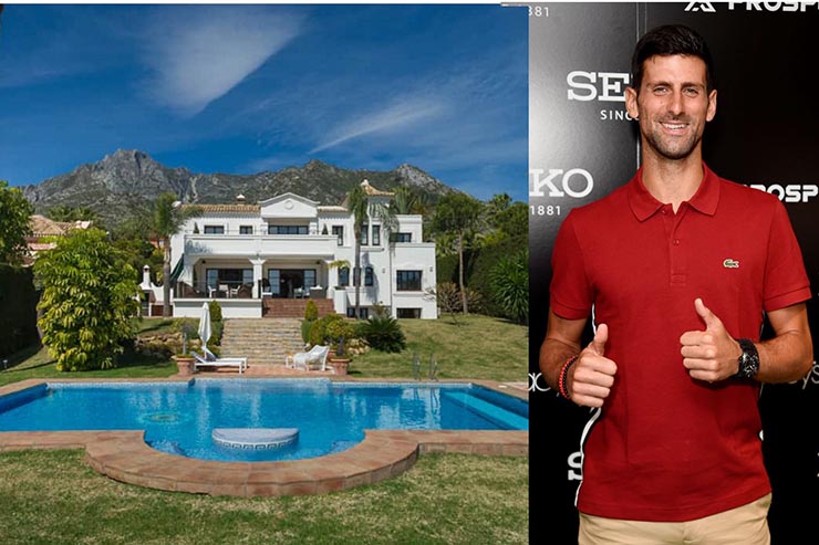 Căn biệt thự đắt đỏ của Djokovic ở Tây Ban Nha