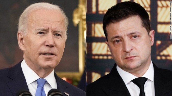 Tổng thống Mỹ Joe Biden gần đây có cuộc điện đàm với người đồng cấp Ukraine Zelensky vào ngày 27.1.