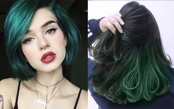 Tóc màu xanh rêu: Top 20 màu tóc đẹp tôn da trẻ trung nổi bật nhất hiện nay - 6