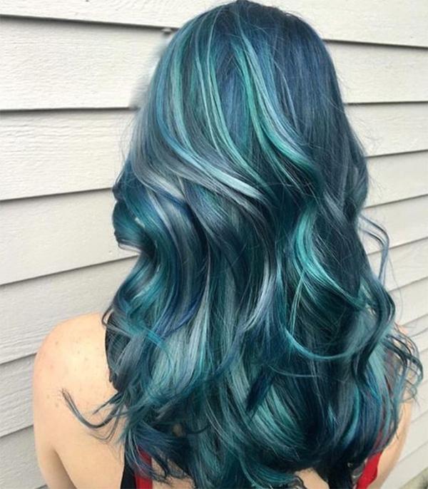 Tóc màu xanh rêu: Top 20 màu tóc đẹp tôn da trẻ trung nổi bật nhất hiện nay - 11