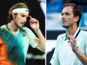 Thể thao - Trực tiếp tennis Tsitsipas - Medvedev: Đòn trái tay kết liễu (Bán kết Australian Open) (Kết thúc)