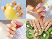 Làm đẹp - Những mẫu nail nhẹ nhàng đi học đẹp đơn giản cuốn hút nhất hiện nay