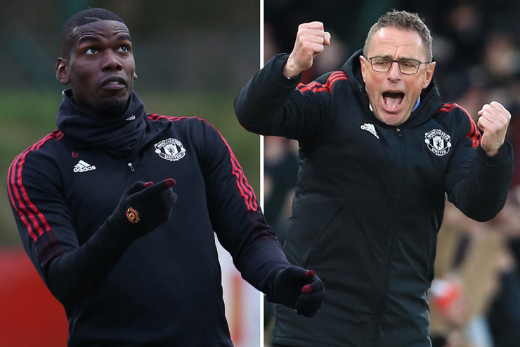 Pogba trở lại giúp đội hình của HLV Rangnick gia tăng sức mạnh đáng kể