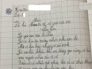 Bạn trẻ - Cuộc sống - Bài văn tả cô giáo của học sinh tiểu học khiến cộng đồng mạng phải &quot;đứng hình&quot; mất 5 giây