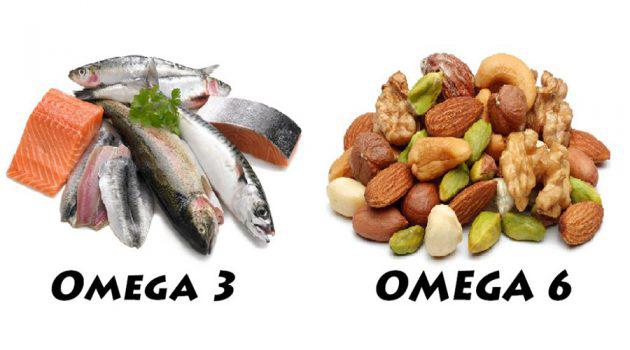 Chất béo bao gồm Omega 3 - 6 có nhiều trong cá hồi và các lọai hạt.