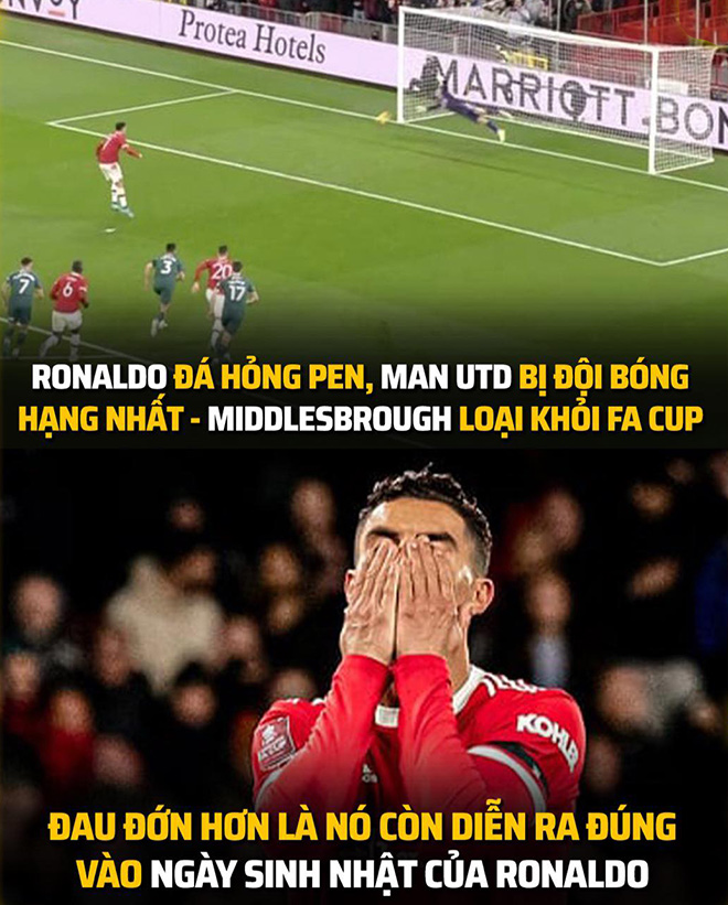 Ronaldo "tạch" pen ngay trong ngày sinh nhật của mình.