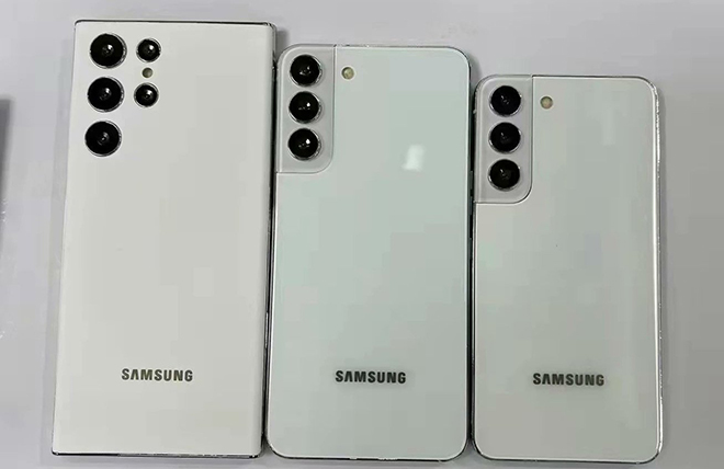 Ảnh thực tế bộ ba Galaxy S22.