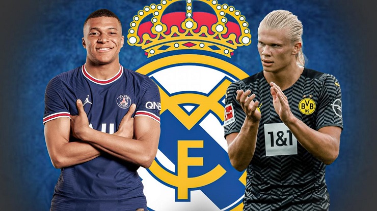 Real Madrid muốn hốt cả Mbappe lẫn Haaland