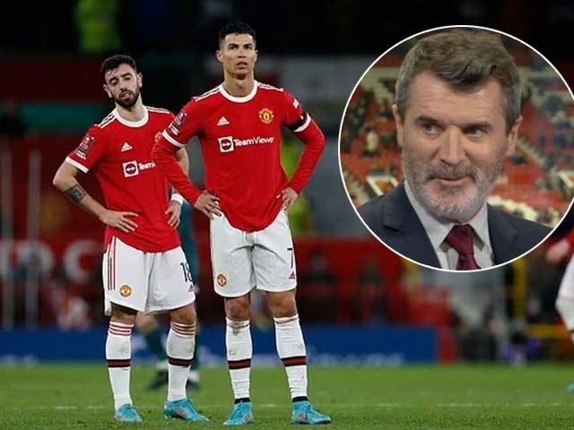 Roy Keane trách Fernandes vì pha bỏ lỡ trong hiệp 2