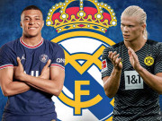 Bóng đá - Real Madrid xây lại &quot;Galacticos&quot;: Mang Haaland về cùng Mbappe khiến châu Âu e sợ