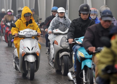 Miền Bắc có mưa rào, trời rét đậm, rét hại, vùng núi khả năng có băng giá, mưa tuyết. Ảnh minh họa.