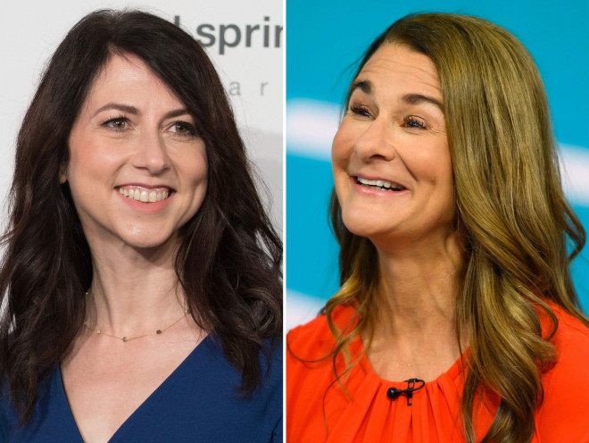 Bà MacKenzie Scott và bà Melinda Gates có quan hệ thân thiết. Ảnh: Getty