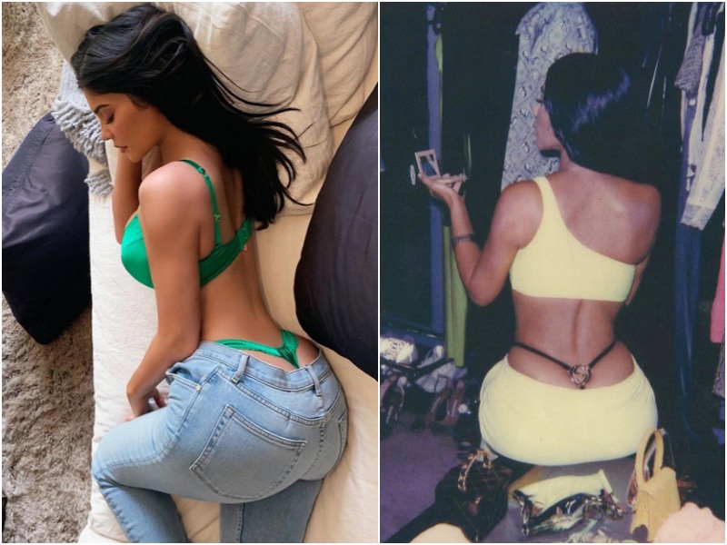 Những gương mặt thời trang đình đám thế giới như Kylie Jenner hay Kim Kardashian... chọn quần nội y cạp chữ T để tôn lên vòng 3 đẫy đà. Kiểu mặc độc đáo này chính là nguồn cơn tạo nên trào lưu khoe nội y với quần trễ toàn thế giới, trong đó có ở Việt Nam.