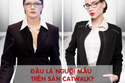 Đố bạn nhận ra đâu là những người mẫu đang catwalk trên sàn diễn?