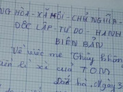 Bạn trẻ - Cuộc sống - Đưa mẹ giữ tiền lì xì, bé trai tiểu học làm biên bản cam kết với các điều khoản bá đạo