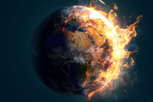 Trái Đất từng bốc cháy tới 10% - Ảnh minh họa từ iStock