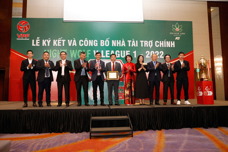 Lễ công bố nhà tài trợ mới V-League 2022