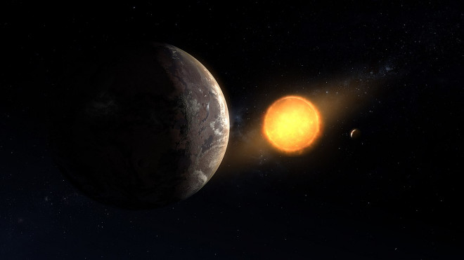 Hành tinh mới rất giống Trái Đất nhưng lại quay quá gần sao mẹ - Ảnh: SPACE