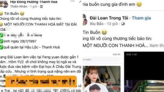 Thông tin sai sự thật kèm hình ảnh anh N.T.L. tràn lan trên các diễn đàn Facebook