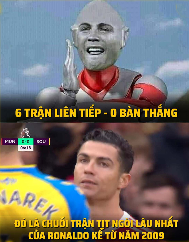 Ronaldo tịt ngòi liên tiếp, MU chỉ biết hòa.