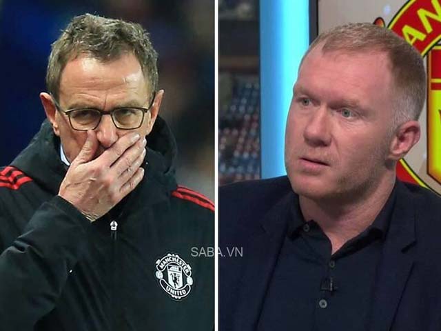 Scholes không tin Rangnick đủ kinh nghiệm làm HLV để dẫn dắt MU