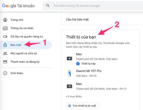 Cách đăng xuất tài khoản Google từ xa - 2