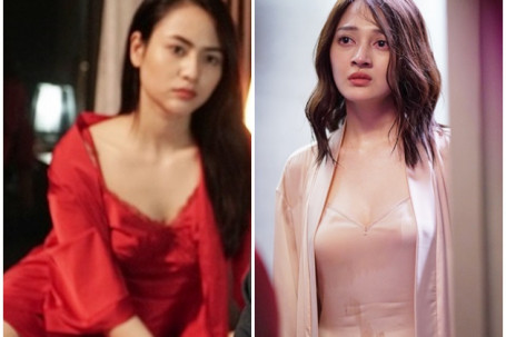 Bảo Anh mặc váy ngủ có sexy bằng mỹ nhân quê Yên Bái trong phim giờ vàng VTV?