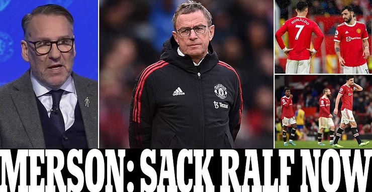 Paul Merson thúc giục MU nên sa thải HLV Rangnick