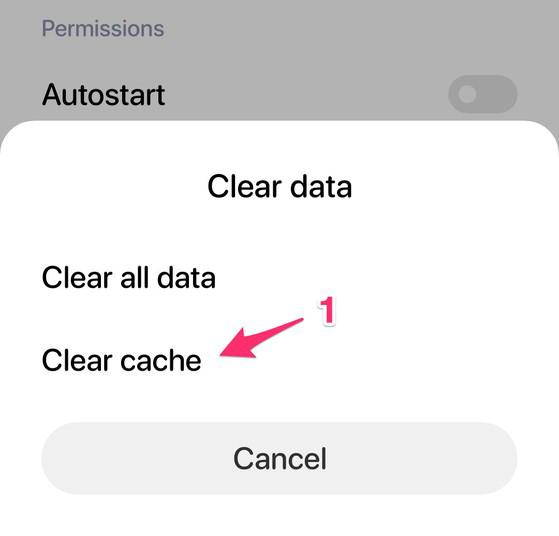 Xóa bộ nhớ cache để làm mới ứng dụng Messenger. Ảnh: MINH HOÀNG
