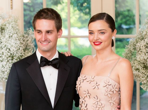 Người đẹp tái hôn với tỷ phú công nghệ&nbsp;Evan Spiegel.