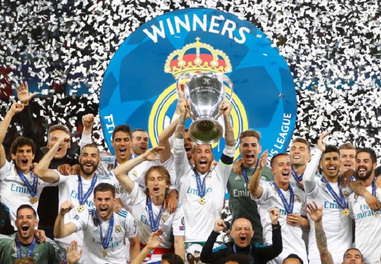 Real Madrid là đội thành công nhất trong lịch sử Champions League