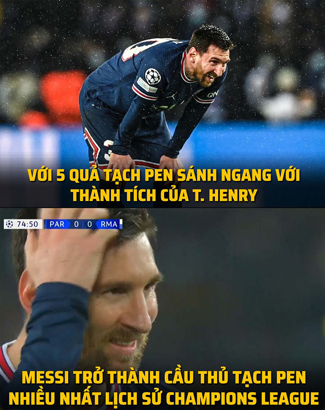 Messi trở thành cầu thủ "tạch pen" nhiều nhất cúp C1.